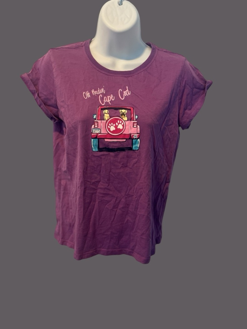 Cuffy’s Kids “Off Roadin’ Cape Cod” Graphic Tee – Size XL
